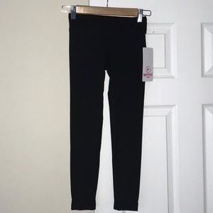 90 DEGREE GIRLS BLACK LEGGINGS SIZE M/10